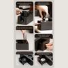 ABS Coffee Portafilter Rack Distributor Holder Convenient Espresso Tamper Mat Stand with Drawer Coffee Accessories