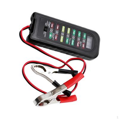 Car Battery Tester Auto Tool Automotive Load Indicator 12V 24V Analyzer