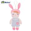 Non-Toxic Metoo Doll Toys Mini Angela Keychain Cute Stuffed Rabbit Backpack Charm For Children Baby Birthday Holiday Gifts