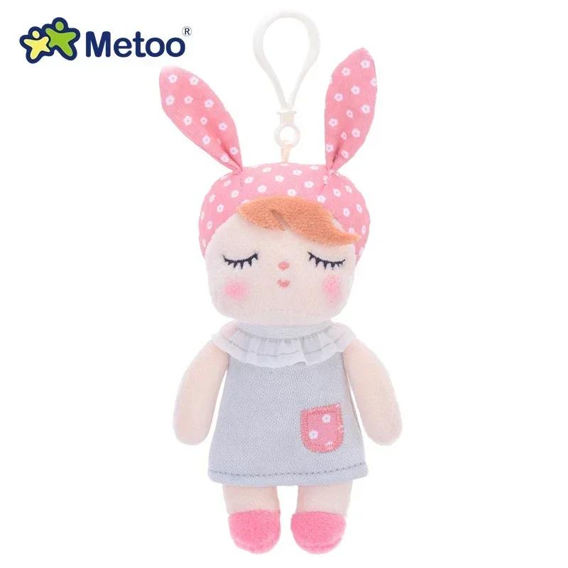 Non-Toxic Metoo Doll Toys Mini Angela Keychain Cute Stuffed Rabbit Backpack Charm For Children Baby Birthday Holiday Gifts