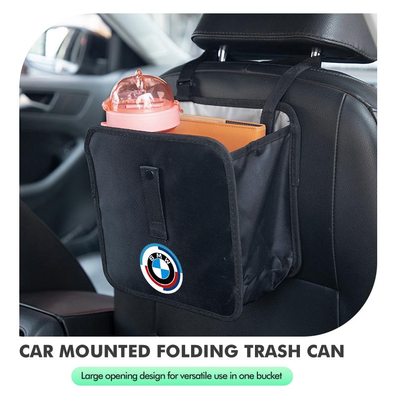 Leather Car Tissue Storage Box Seat Back Paper Water Cup Bag For BMW M3 M5 E36 E39 E46 E60 E61 E64 E70 E71 E80 E85 E87 E90 E83