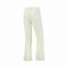 Li Ning Solid Color Mid Waist Breathable Versatile Flared Sports Long Pants Women Bottoms Gravel-White-Gray AYKV720-6