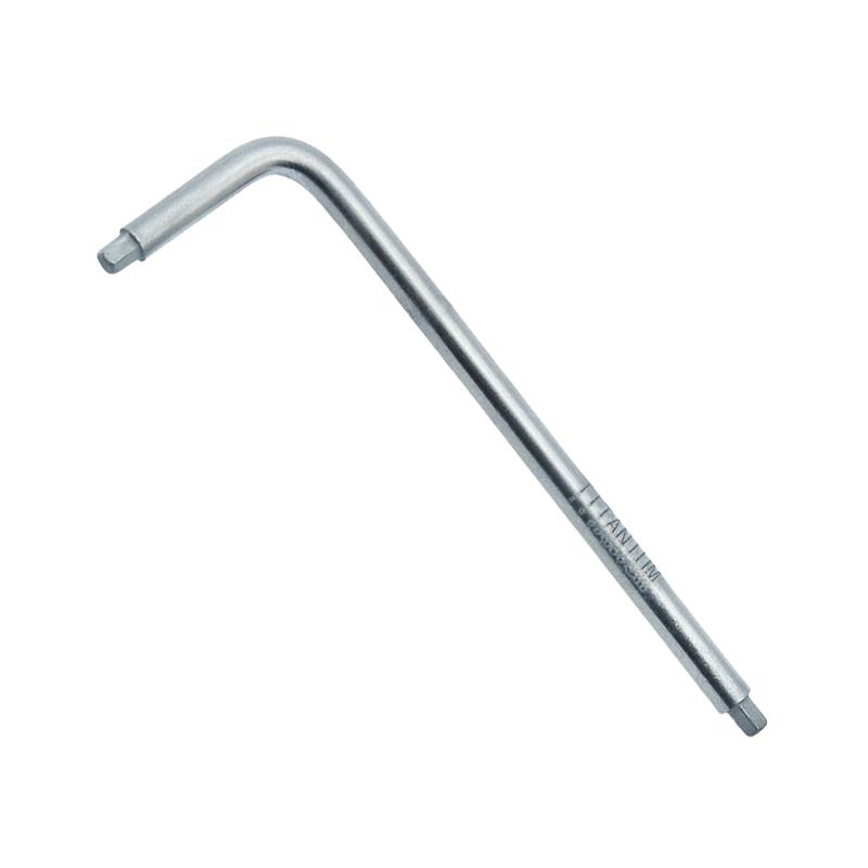 SFREYA T1017 Titanium Hex Key Wrench Long Arm Titanium Alloy Non-magnetic Tools Corrosion-resistant Lightweight Tools 4x125mm