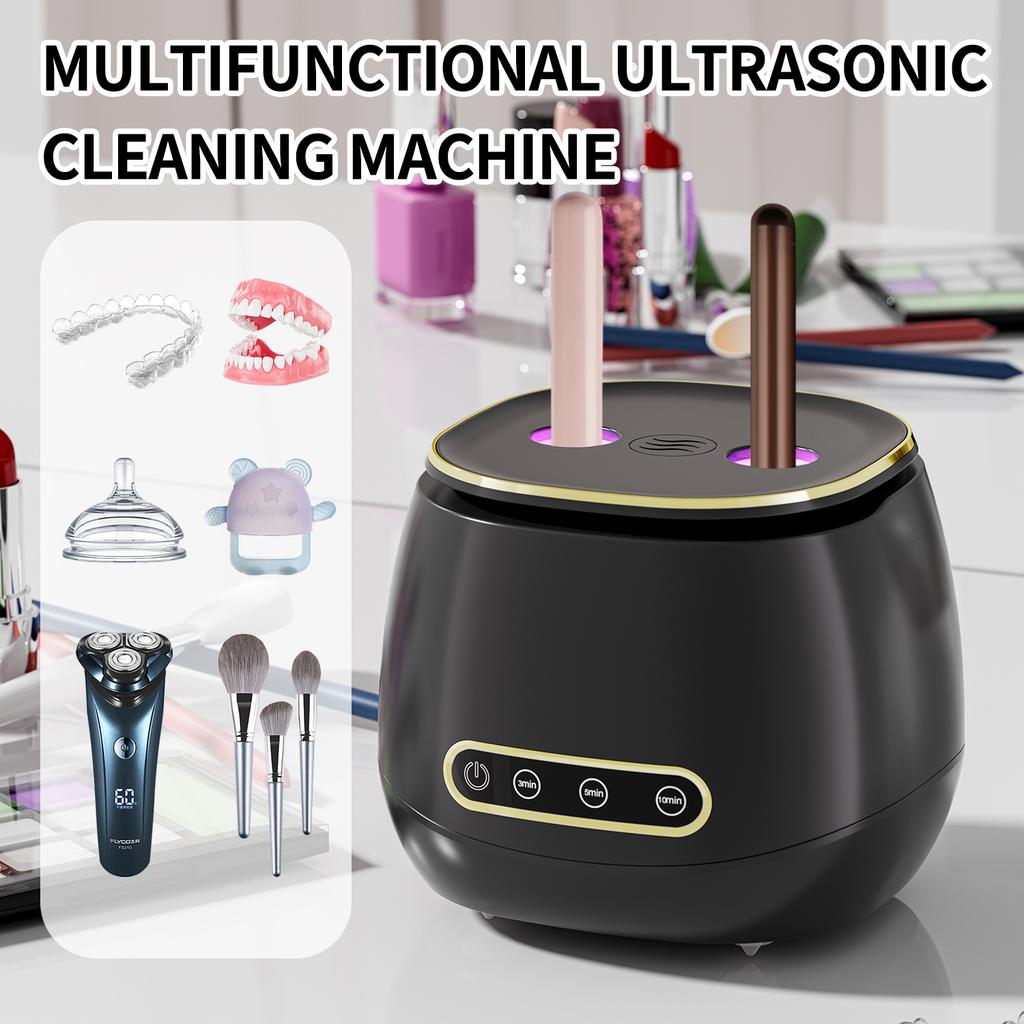Compact Ultrasonic Cleaning Machine for Jewelry Makeup Brushes Braces Mouthguards USB Multifunctional Household Use