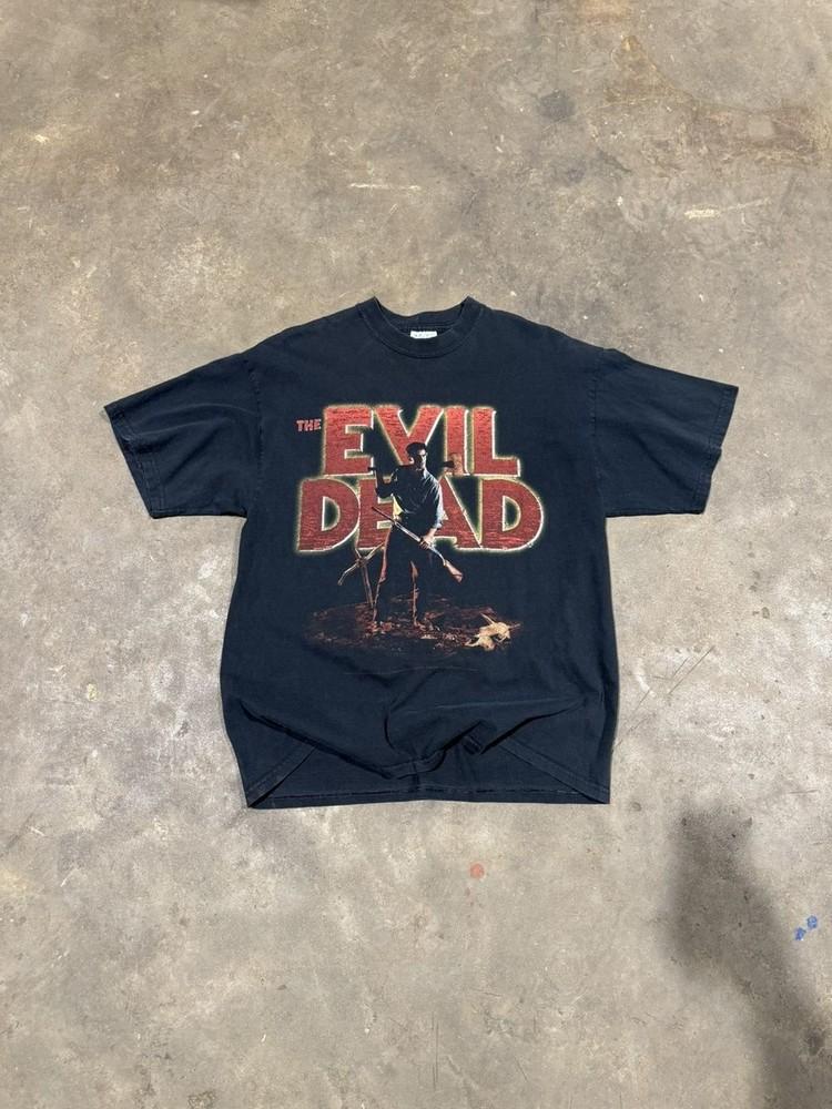 

Винтажная футболка с принтом фильма «Зловещие мертвецы» 2001 года, размер S-5XL, редкий Хоррор Репринт, Унисекс XXXXL