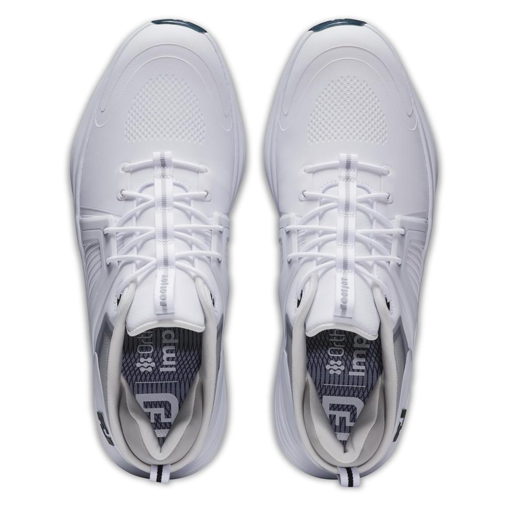 FootJoy Hyperflex Carbon Laced Golf 3E Men's Shoes, White/White, 28.5 cm,