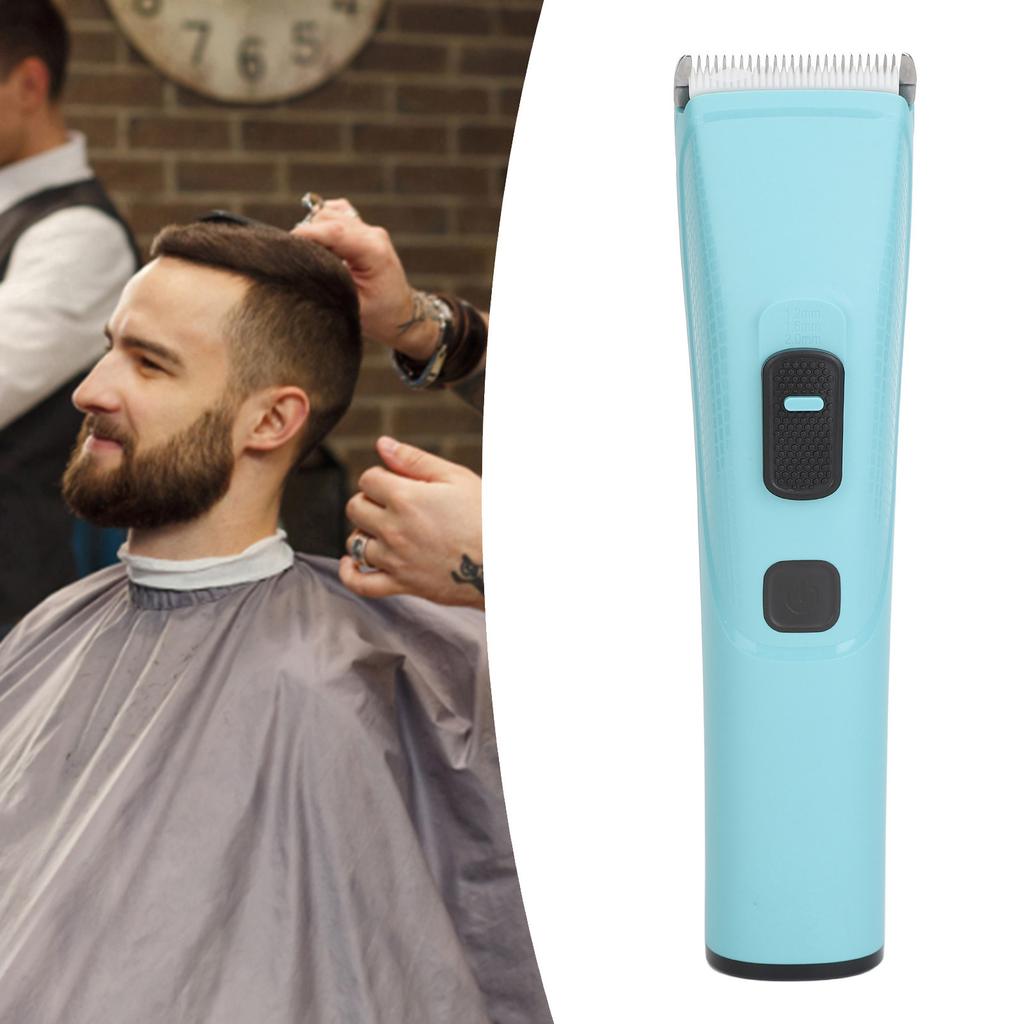 Electric Hair Clipper Fast Cutting USB Rechargeable Hair Grooming Trimmer with 2   Combs for Daily Use