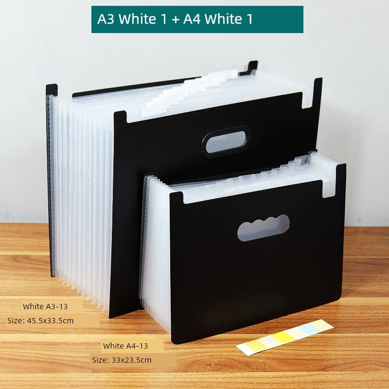A3 File Holder Satchel Folder Vertical Student Art Works Favorites Poster 8K Manuscript Folder Large Capacity