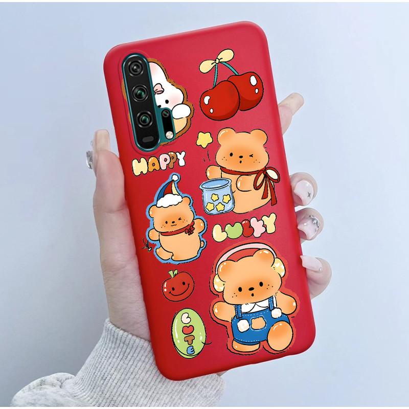 For Honor 20 Pro Case Honor20 Pro Back Soft TPU Silicone Cover Cute Cartoon Panda Phone Case For Huawei Honor 20 Pro Coque Funda