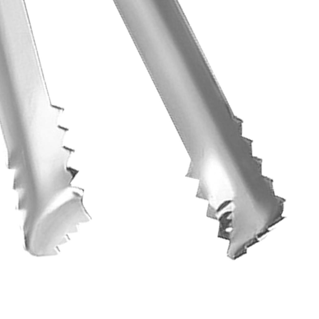 Ice Tongs Small Tongs Stainless Steel with Sharp Teeth for Ice Bucket Ice Sugar Cubes Coffee Bar Food Serving