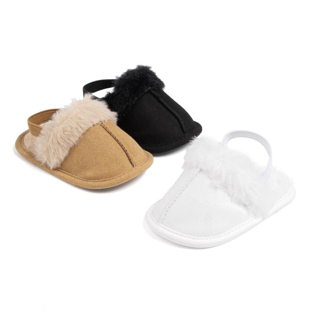 Cozy Velvet-Lined Baby Toddler Shoes: Warm, Soft Sole for 0-1 Year Olds (Fall & Winter)