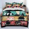 3D Print Anime SPY×FAMILY Anya Beding Set Young Boys Young Girls Twin Quen Sized Dimensions Soft Duvet Cover Pilowcase Bed Children Kids Adult People