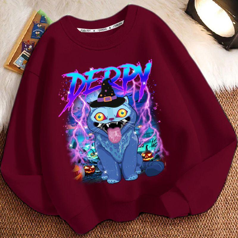 Children's Witch Hunt Team Hoodie, Spring and Autumn Boys' and Girls' Casual Long-sleeved Top