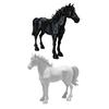 Pferdestatue, 3D-gedruckte realistische Pferdeskulptur, Sammler-Tierskulptur, Feng Shui Ornamente für Heim- und Büro-Schreibtischdekoration