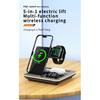 3 In 1 Wireless Magnetic Charger Station With Clock Display