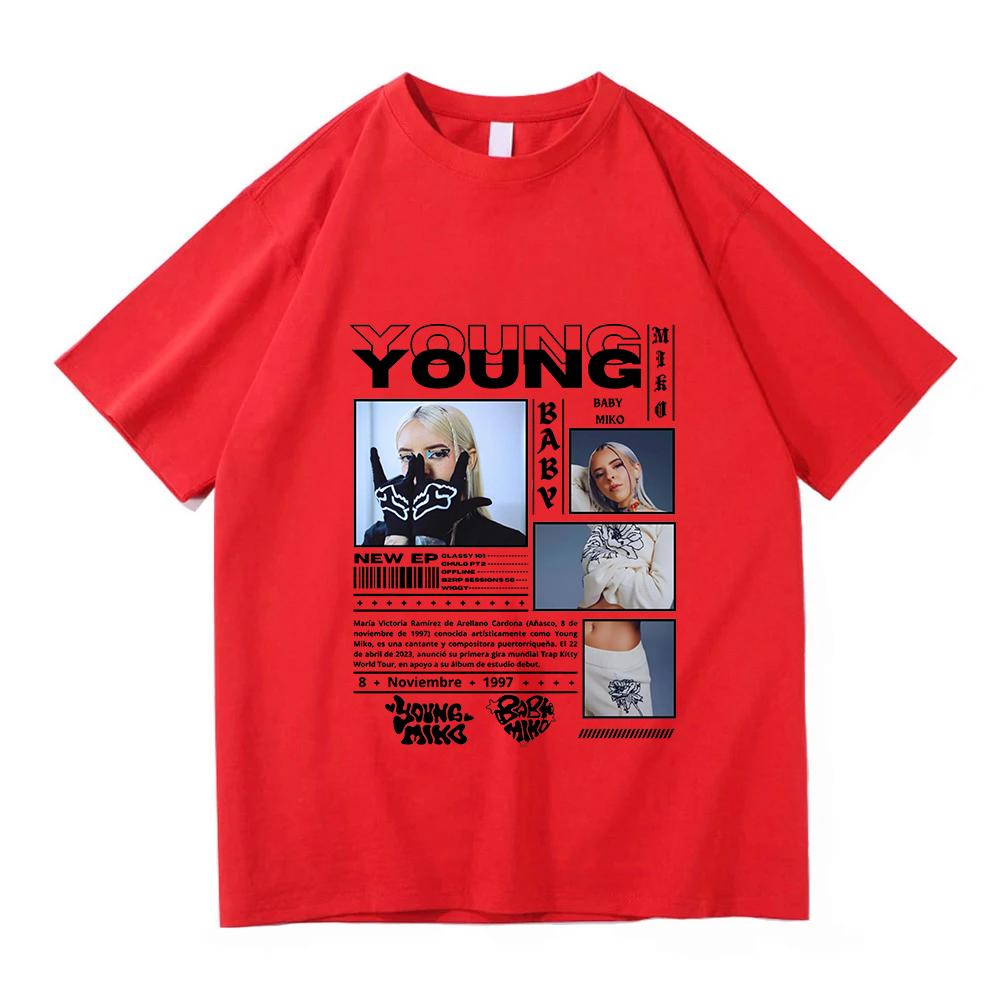 Young Miko Baby Miko 2025 T Shirt Funny Fashion Men/women Clothing Harajuku Summer Tops Vintage Unisex Cotton Graphic T Shirts