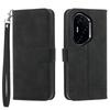DIERFENG DF-03 For Honor 300 Pro/300 Ultra Leather Case Lines Imprint Wallet Phone Cover