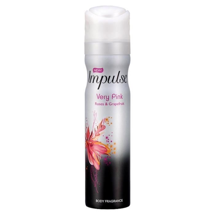 Deodorant - IMPULSE - Sehr rosa - Rosen & Grapefruit - 75 ml - Damen