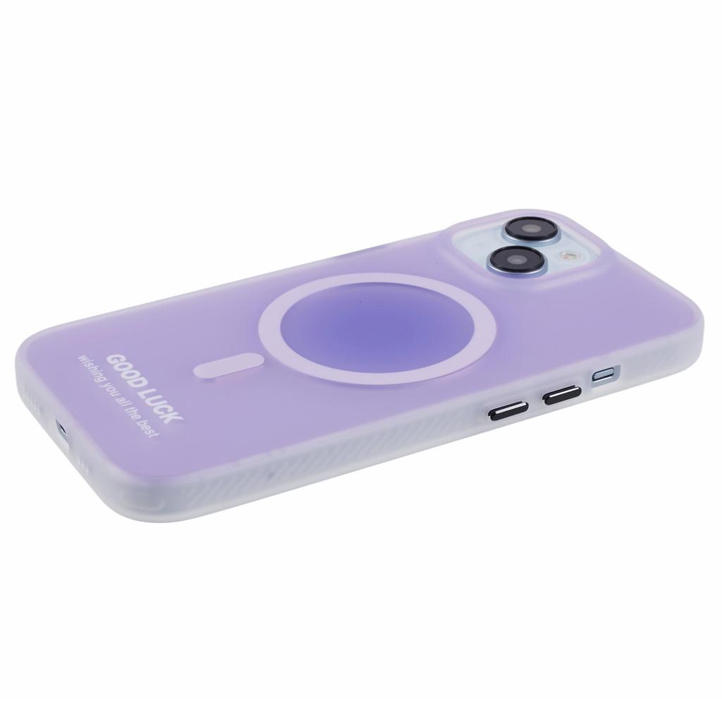 PP Series for iPhone 14 Magnetic Case Acrylic+TPU Shockproof Phone Cover