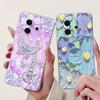 For Vivo Y39 5G Y300i 5G / Vivo V2436 V2444A Back Cover Girly Fashion Flower Butterfly Painting Case Soft Clear Silicone Funda