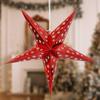 Red Paper Merry Christmas Star Lantern Lights for Decoration| Diwali Christmas Lantern| Aakash Kandil for Diwali| Hanging Lantern