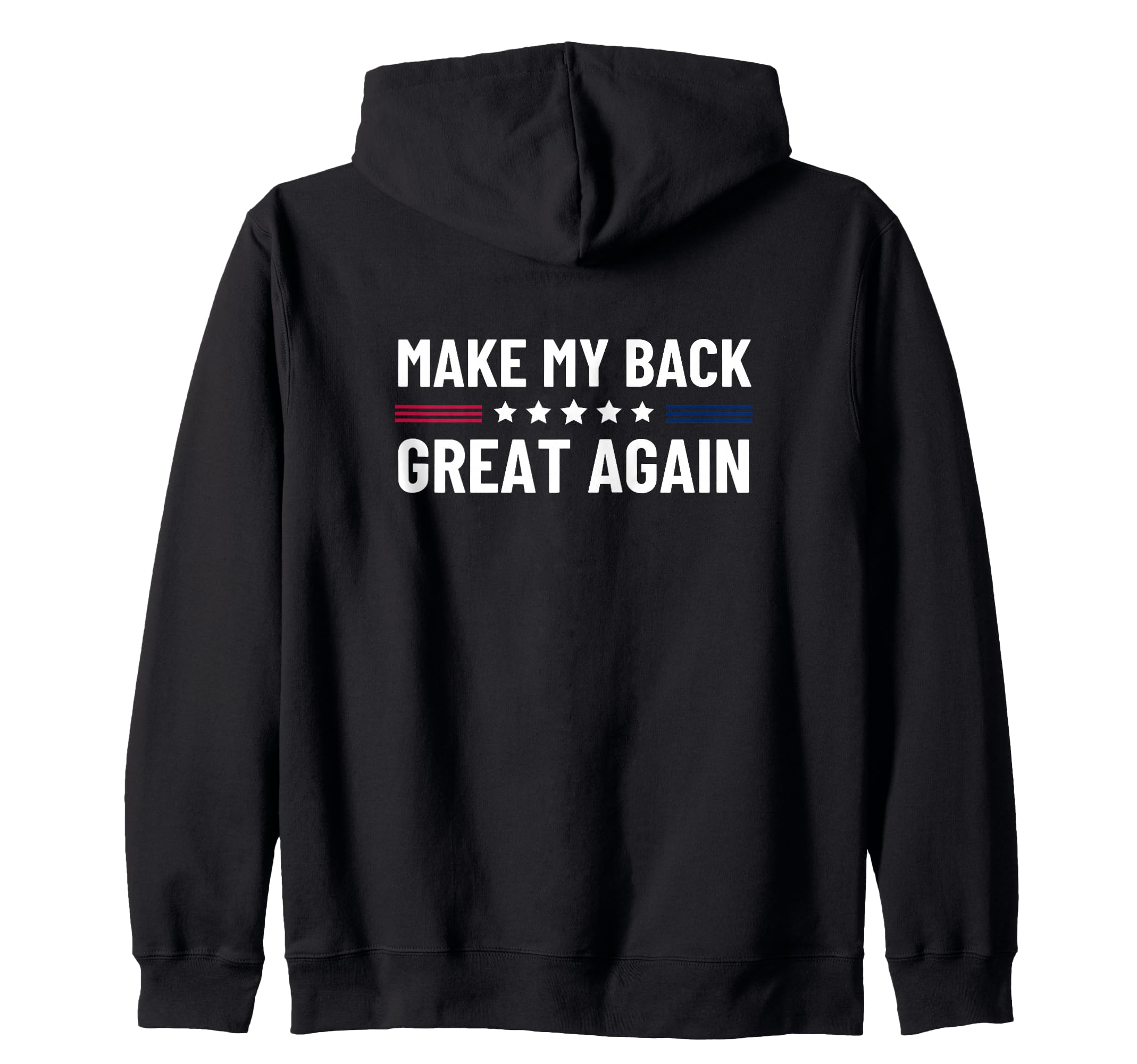 

Make My Back Again Back Surgery Recovery Zip Hoodie чёрный