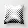 High-grade Black and White Geometric Irregular Pattern Pillowcase Office Living Room Home Pillowcase Car Ornaments