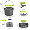 Cross-border Portable 1.6L Teapot and Kettle Outdoor Camping Cookware Set
