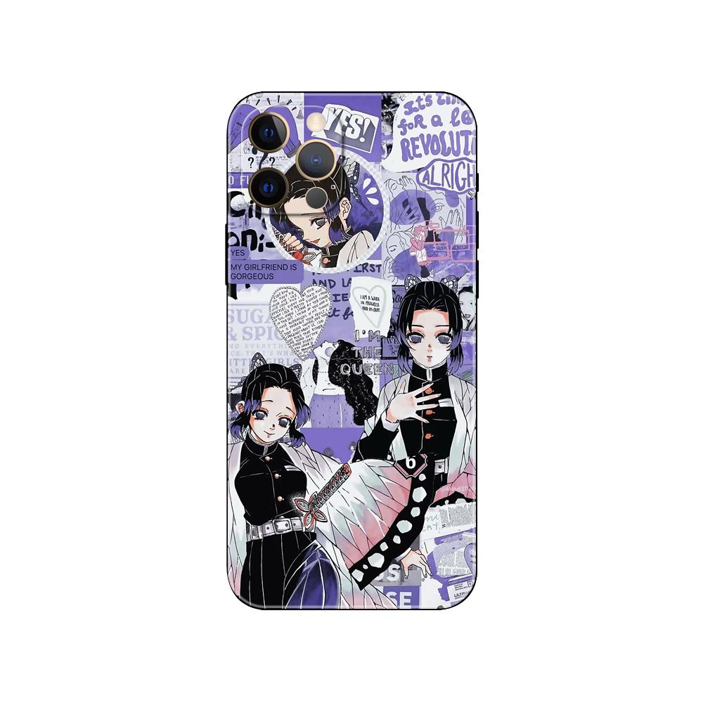Kimetsu No Yaiba Demon Slayer Anime Phone Case for Iphone 2020se 6 6s 7 8 Plus X 10 XR XS 11 12 13 Mini Pro MAX Black Tpu Back