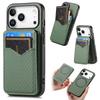 2 in 1 Detachable Flip Carbon Fiber Pattern Magnetic Wallet Case For iPhone 17 Pro Max 16 Plus 15 Plus 14 13 12 kickstand Cover