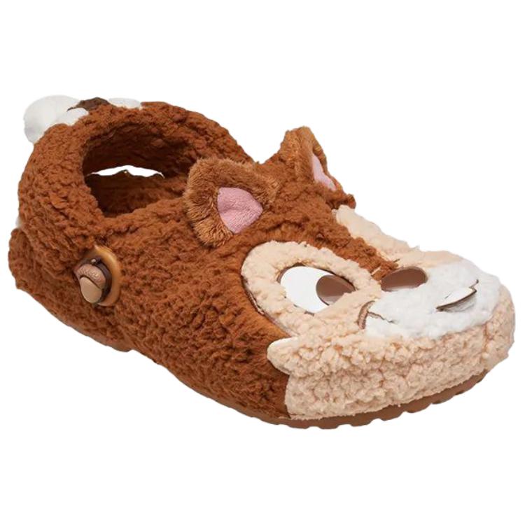 Disney X Crocs Classic Clog Chip N Dale Unisex Sandals Tan Brown White 212060-90H