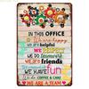 2D Flat Universal Design Iron Tin Sign with Robust Durable Construction and Enhanced Weather-Resistant Features for Wall Decor