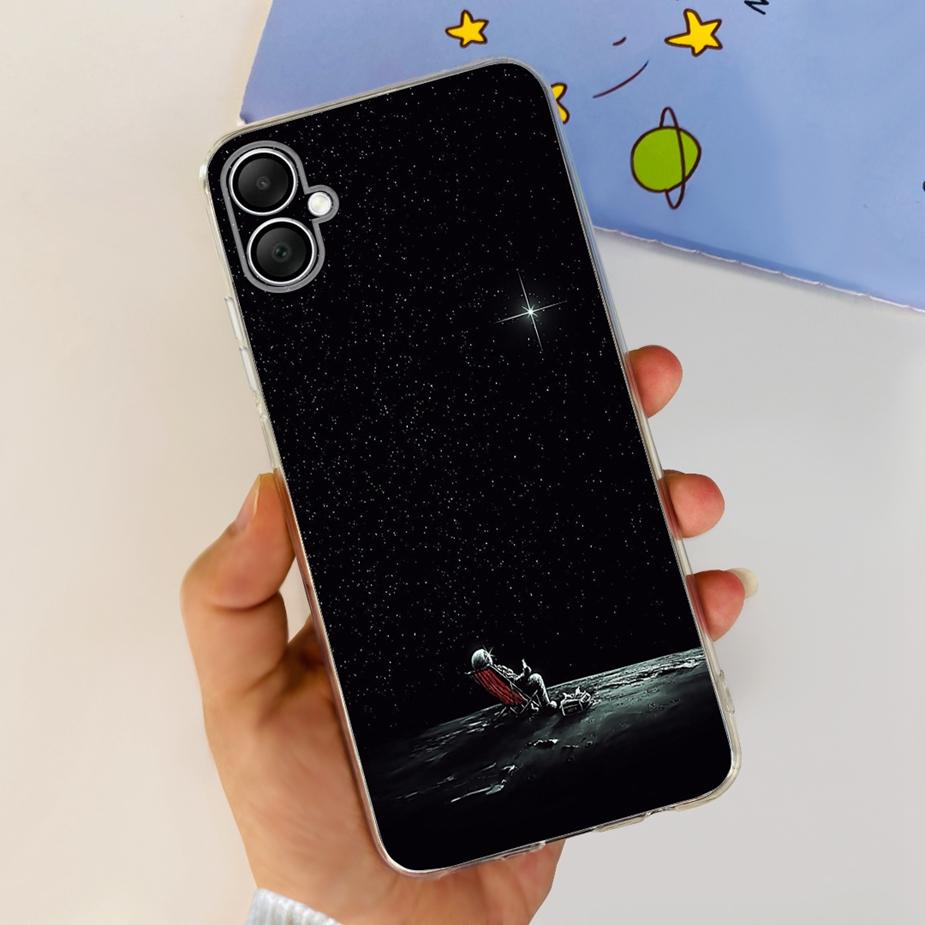 Für Samsung Galaxy A06 4G Hülle SM-A065F Neue Mode Bemalte Abdeckung Klare Silikon Weiche TPU Handyhülle Für Samsung A06 A 06 Fundas