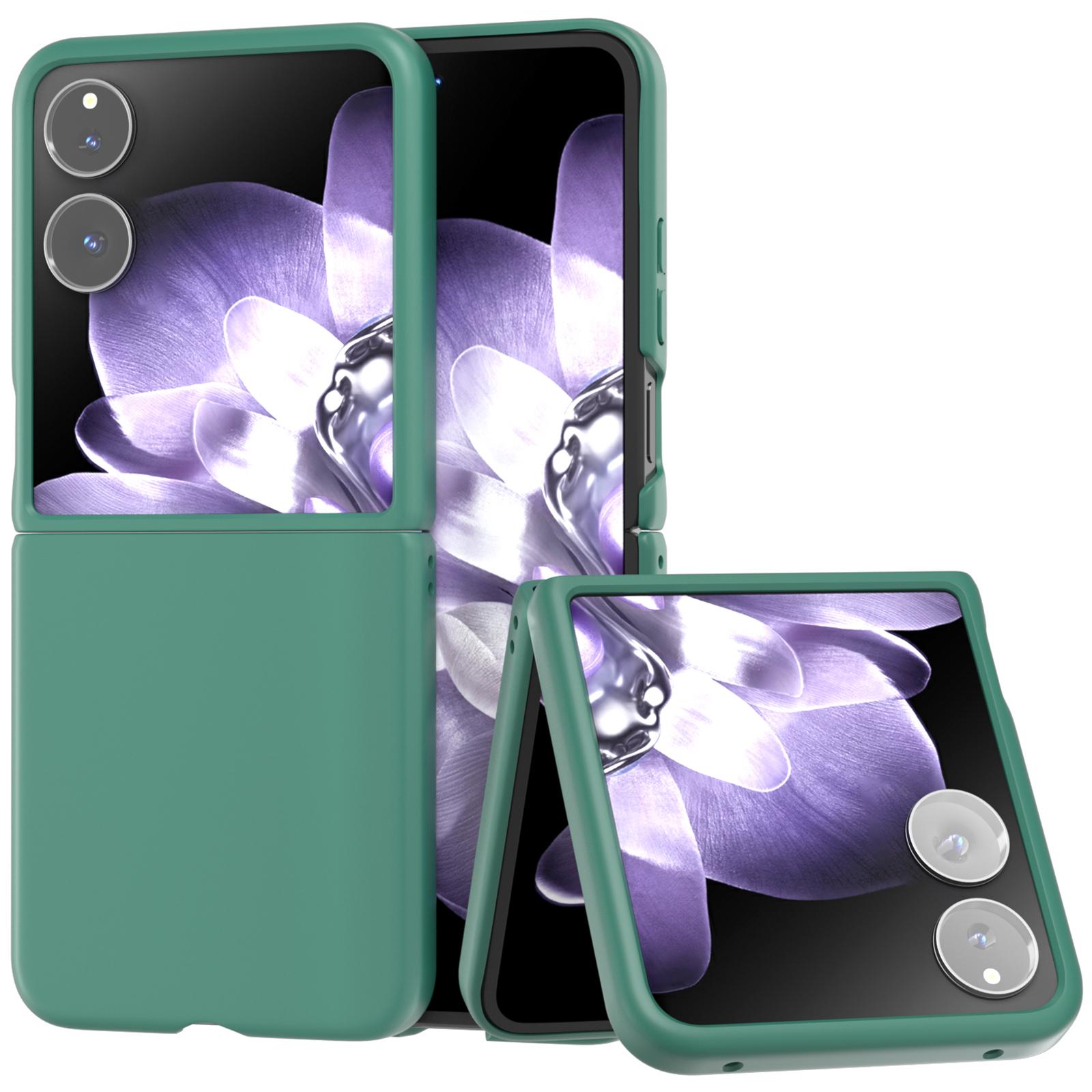 

ABEEL For Xiaomi Mix Flip 5G Case Hard PC Protective Phone Cover Skin Touch Feeling Dark Green
