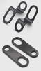 YFFSFDC Straight Black Turn Signal Stay Base for Rear Turn Signal Stays Front Turn