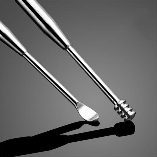 Stainless Steel Earpick Wax Stick Remover Curette Cleaner Ear Pick Tool New