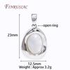 18K Gold Plated Brass Metal Inlay Shell Geometry Charm Pendants For Necklace Supplies,Pendant Accessories DIY Jewelry Crafts