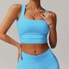 Longline Sports Bras for Women Square Neck Workout Tank Tops with Built In Bra Yoga Padded Crop Top Yoga Clothing Gifts