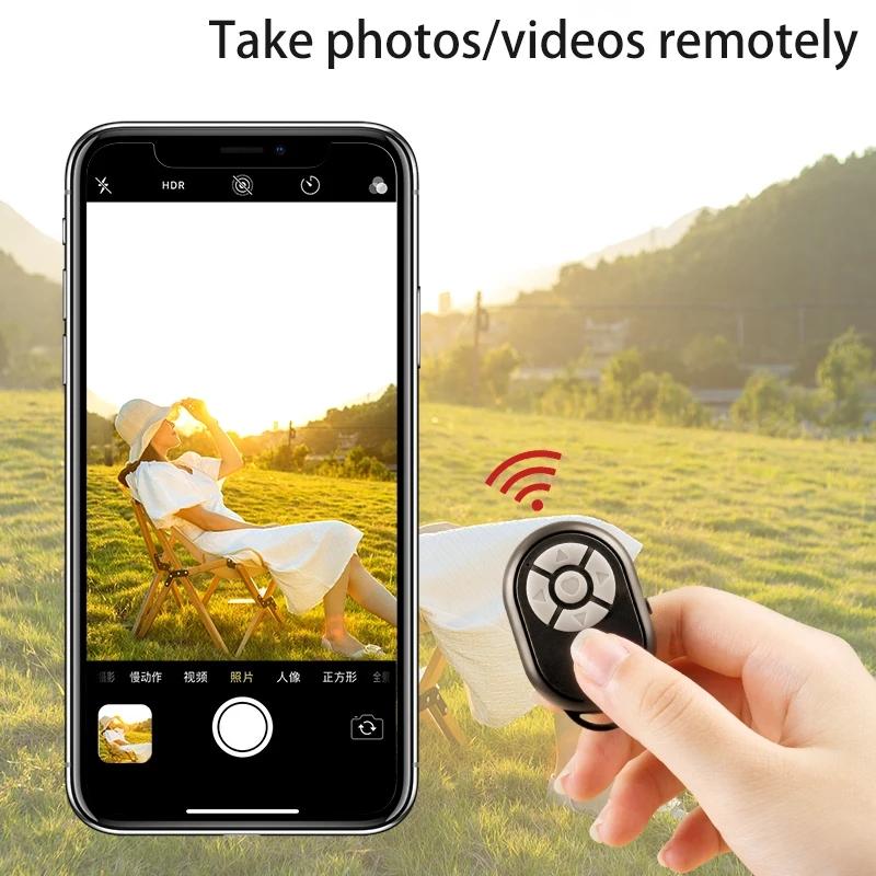 Bluetooth Remote for iPhone Xiaomi IOS Android Phone Universal Mini Remote Control Selfie Stick Bluetooth Camera Controller 5