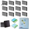DIY Refrigerator Magnet 5/6/8/10/15/20/24 Sets Acrylic Fridge Kit, Square Decoration with Adhesive Backing, Clear Picture Photo Holder Making