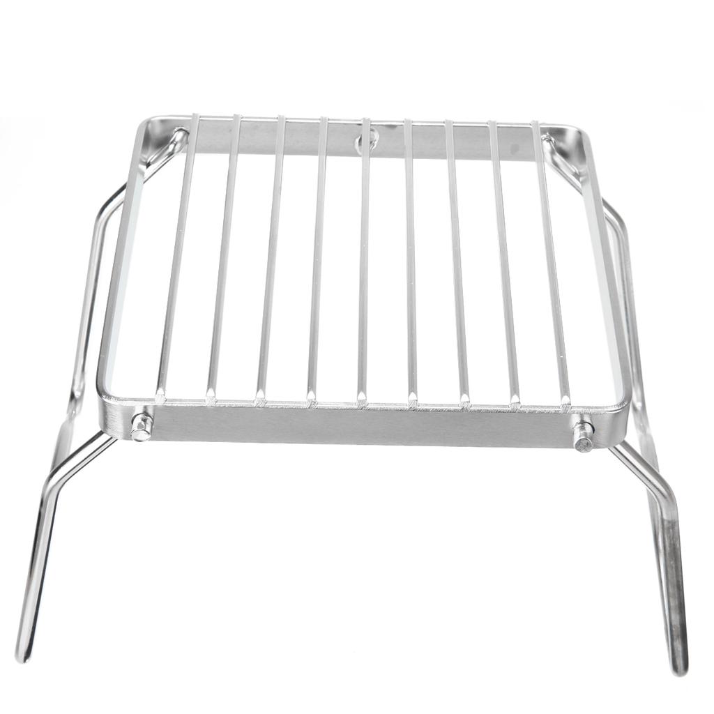 Cheap Manyi 1.6m Folding Stainless Steel BBQ Stand Portable Barbecue