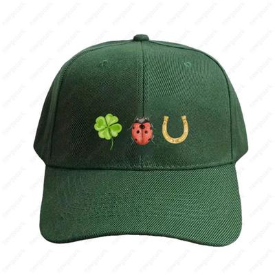 St. Patrick's Day Lucky Charms Cap Summer Women Unisex Adult Peaked Hat Fashion Casual Adjustable Printed Baseball Caps Trucker Cap