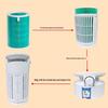 Enhanced DIY 15S Air Purifier Shell: Smoke, Formaldehyde, Hair, and Dust Removal for Bedrooms, Living Rooms, and Game Rooms.
