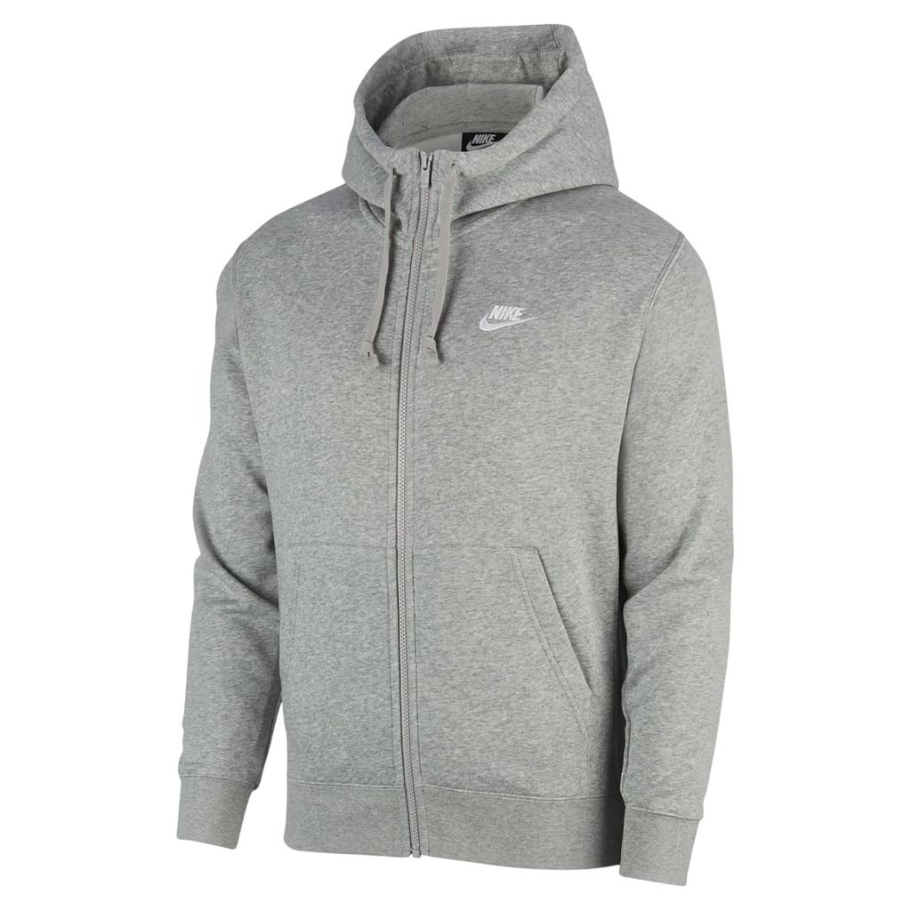 Nike Herren Sportbekleidung Club Kapuzenpullover mit durchgehendem Reißverschluss