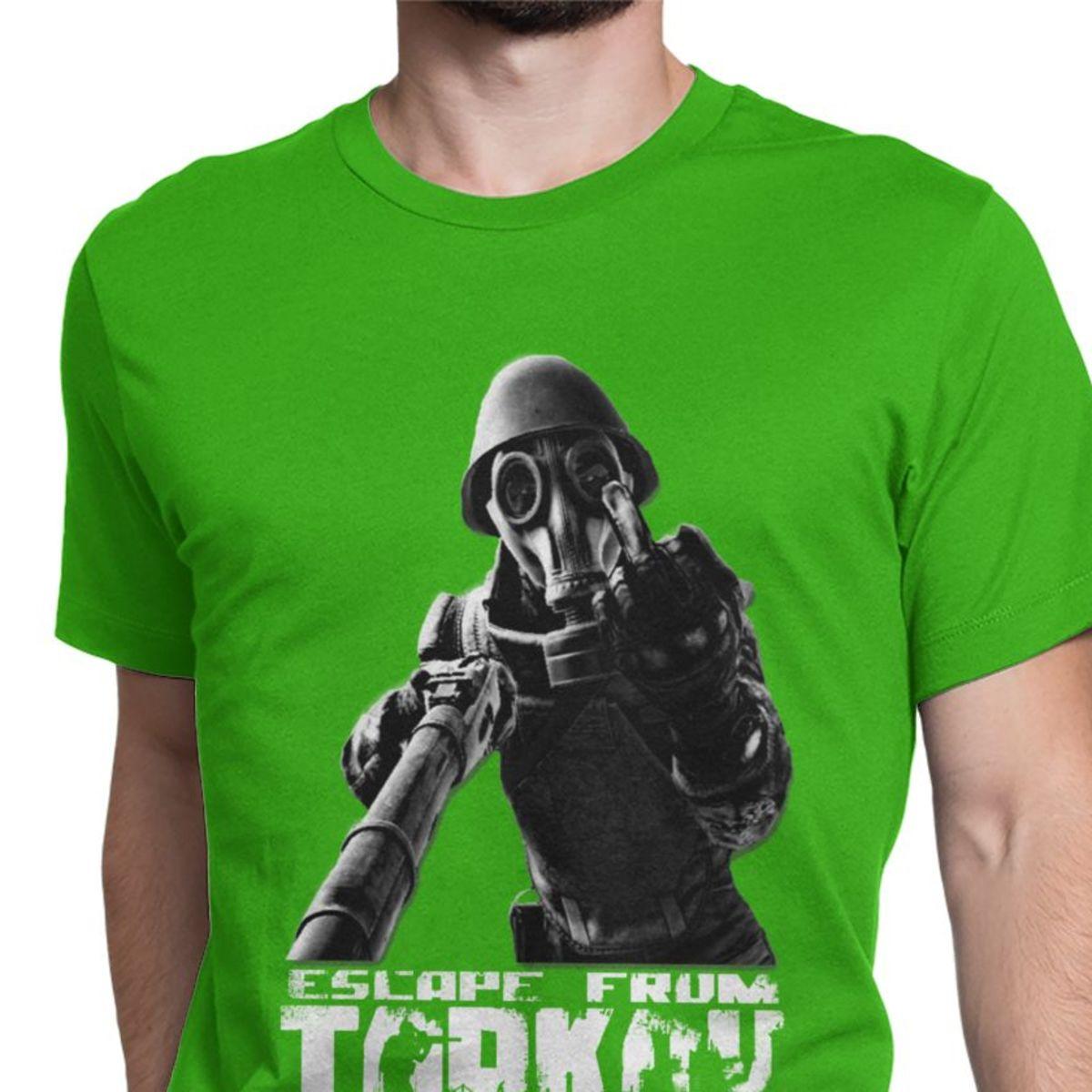

Чоловіча футболка Escape From Tarkov This Is You Одяг для гри-шутера на виживання Винтажна футболка з круглим вирізом Подарункові Топи Футболки 3XL