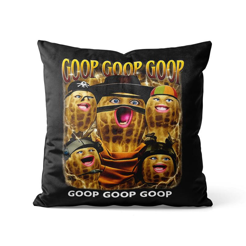 Gaslight Gatekeep Girlboss Burnt Peanut Pillow Cover Live By The Goop Die By The Goop Funny Meme Cowboy Design Cushion Case