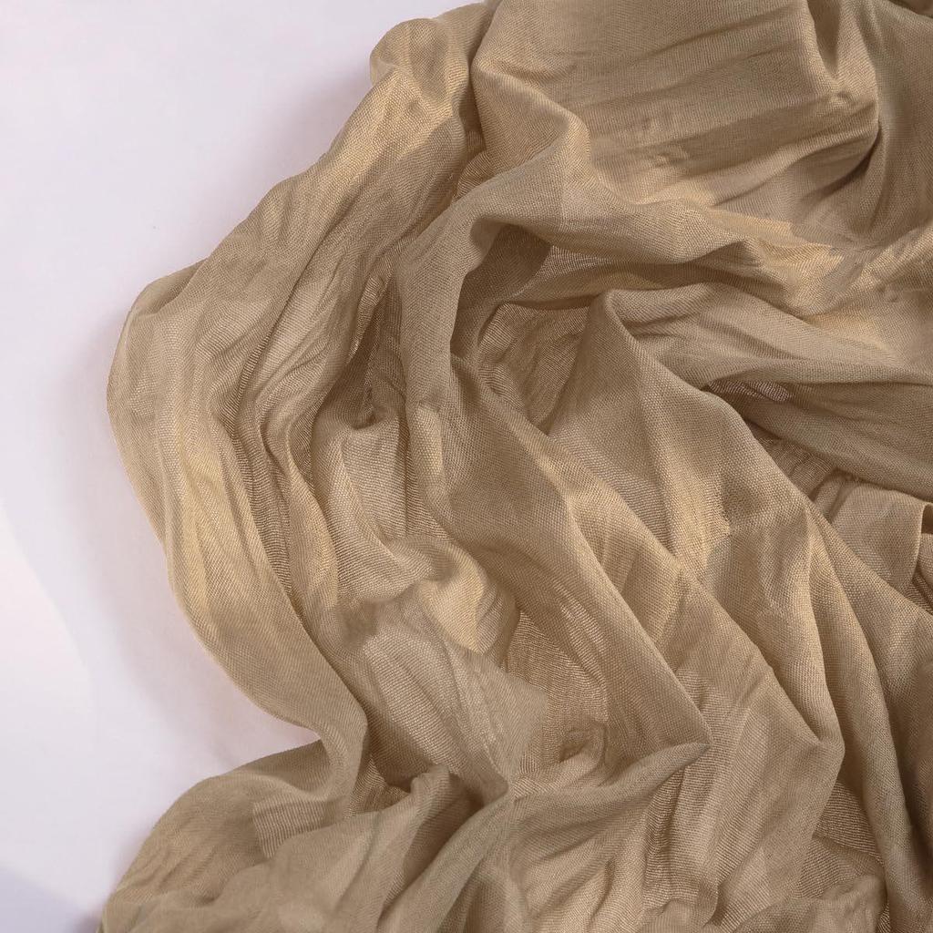 Bali Garn Krepp Tischläufer für Hochzeiten & Veranstaltungen - Plissierte Gaze Polyester Serviette