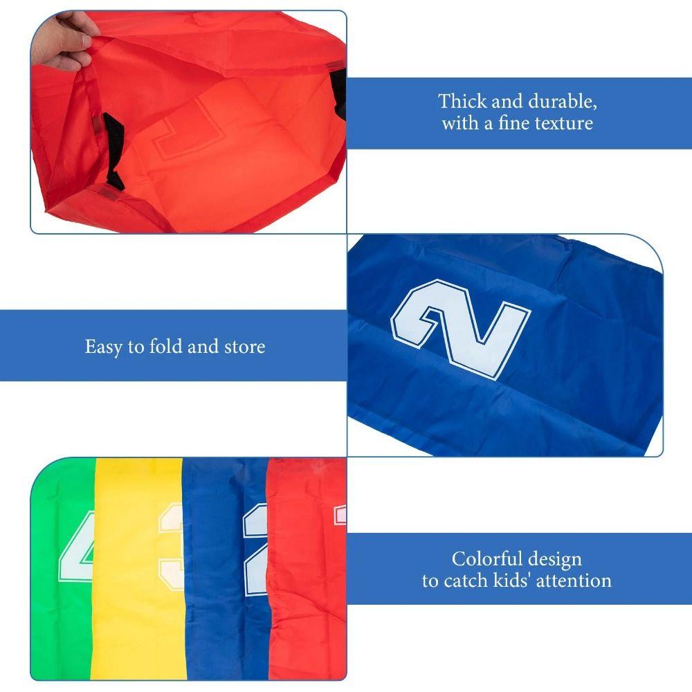 4pcs Easy To Carry Kids Jumping Bags Colorful Outdoor Games  Backyard Game Supplies