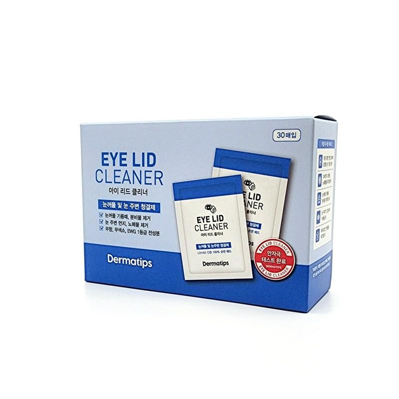 <Dermatips> Eye Lid Cleaner (Eyelid and Around Eye Cleanser) 30 Sheets, 1 pcs