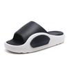 Jeep Fashion Color-Block EVA Non-Slip Slide Sandals Men footwear Black White P750M14832-1